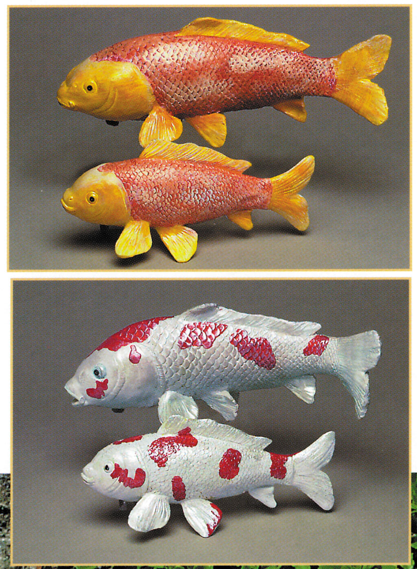 Top - Goldfish, Bottom Koi